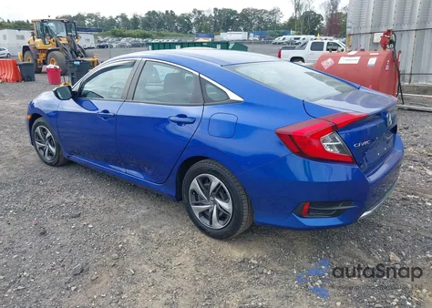 2020 Honda Civic Lx из США, поврежденный, VIN 2HGFC2F61LH504924